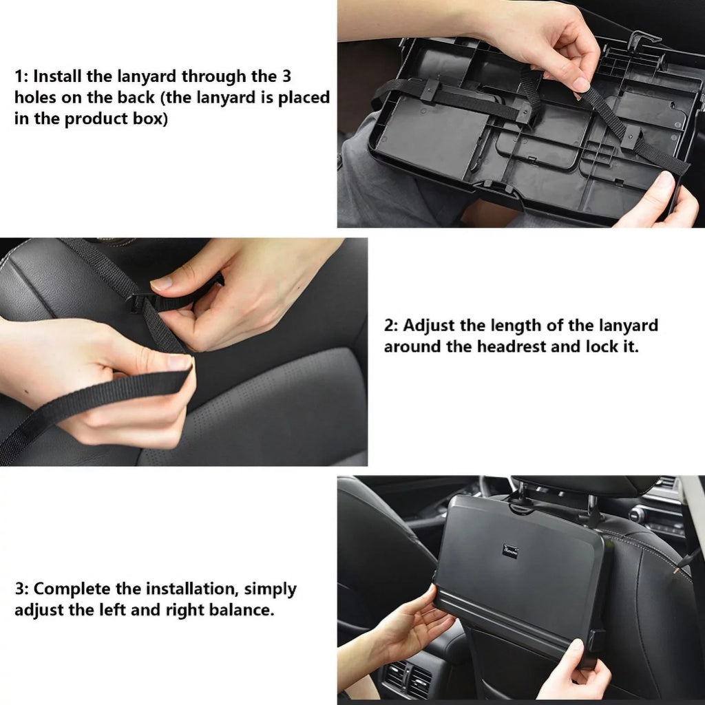 Table Drink And Tray Car Auto Food Seat Work Backseat Portable Car Table And Table Car Foldable Tray Dining Back Food Organizer