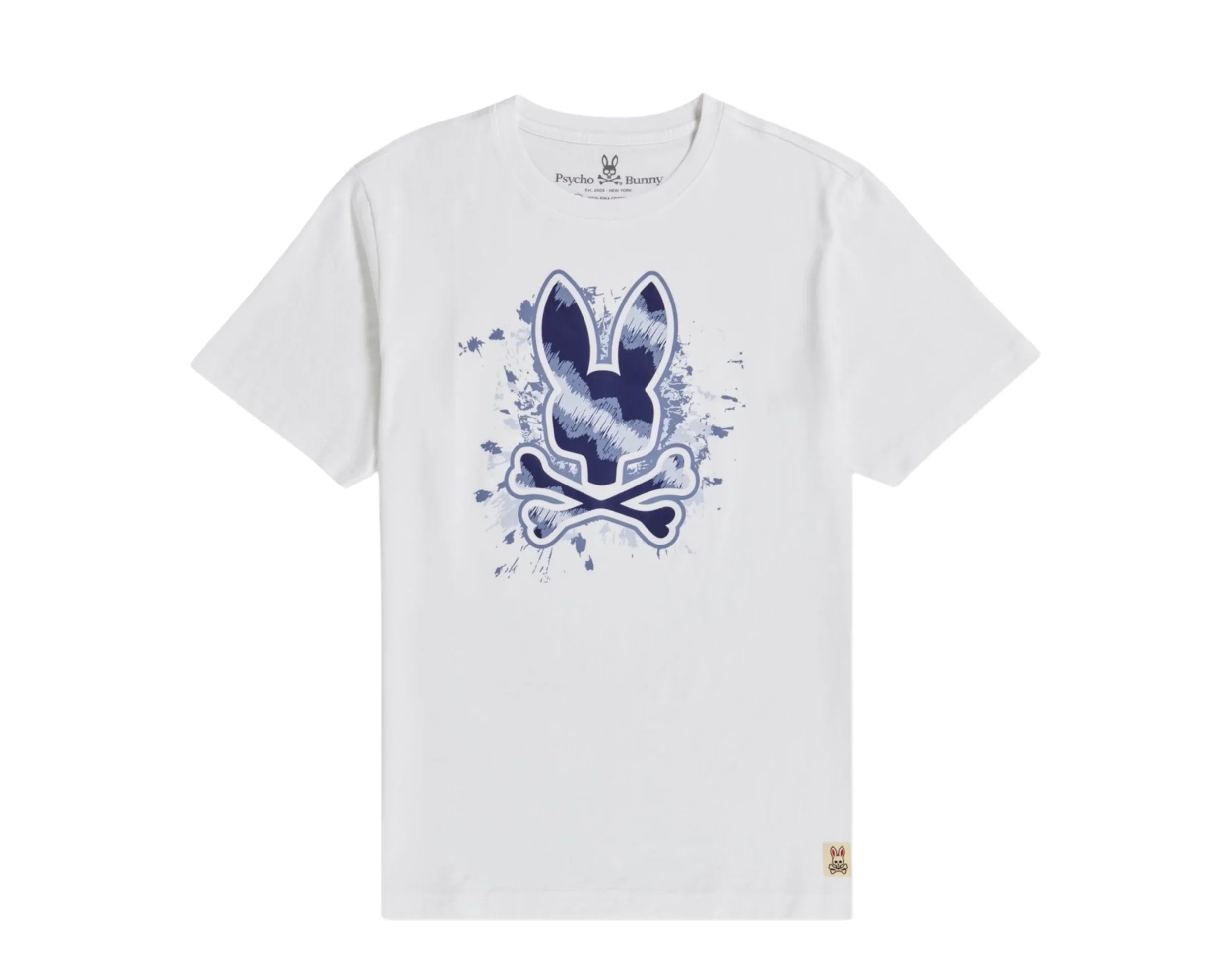 BunnyPsycho Bunny Graphic Psycho Kids' ShirtWhiteXS Tee Drayton