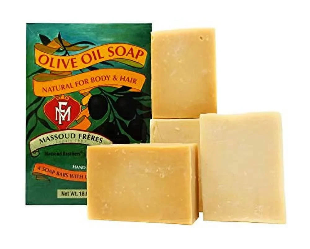 by Four 16.93 and Oil Olive Made Body Per Bars Lebanon, Hair, from Massoud Ounce for Lavender Vegan Box, Feres, Scented soap Imported Hand