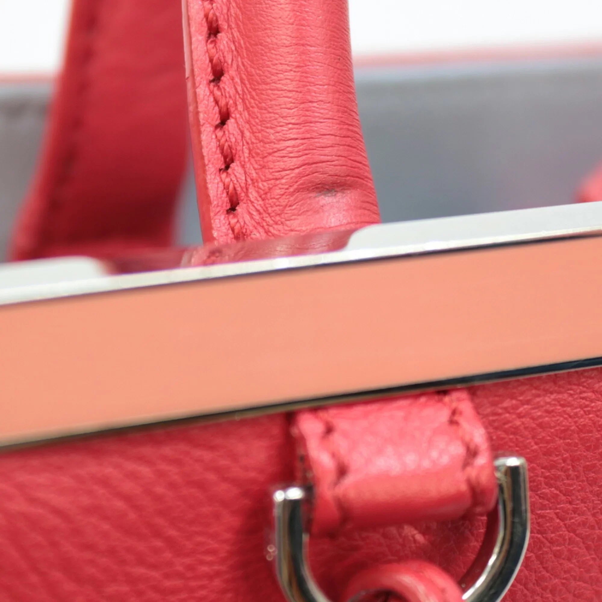 Bag Handbag Pre-Owned Red Toujour (Fair) FENDI Ladies Shoulder