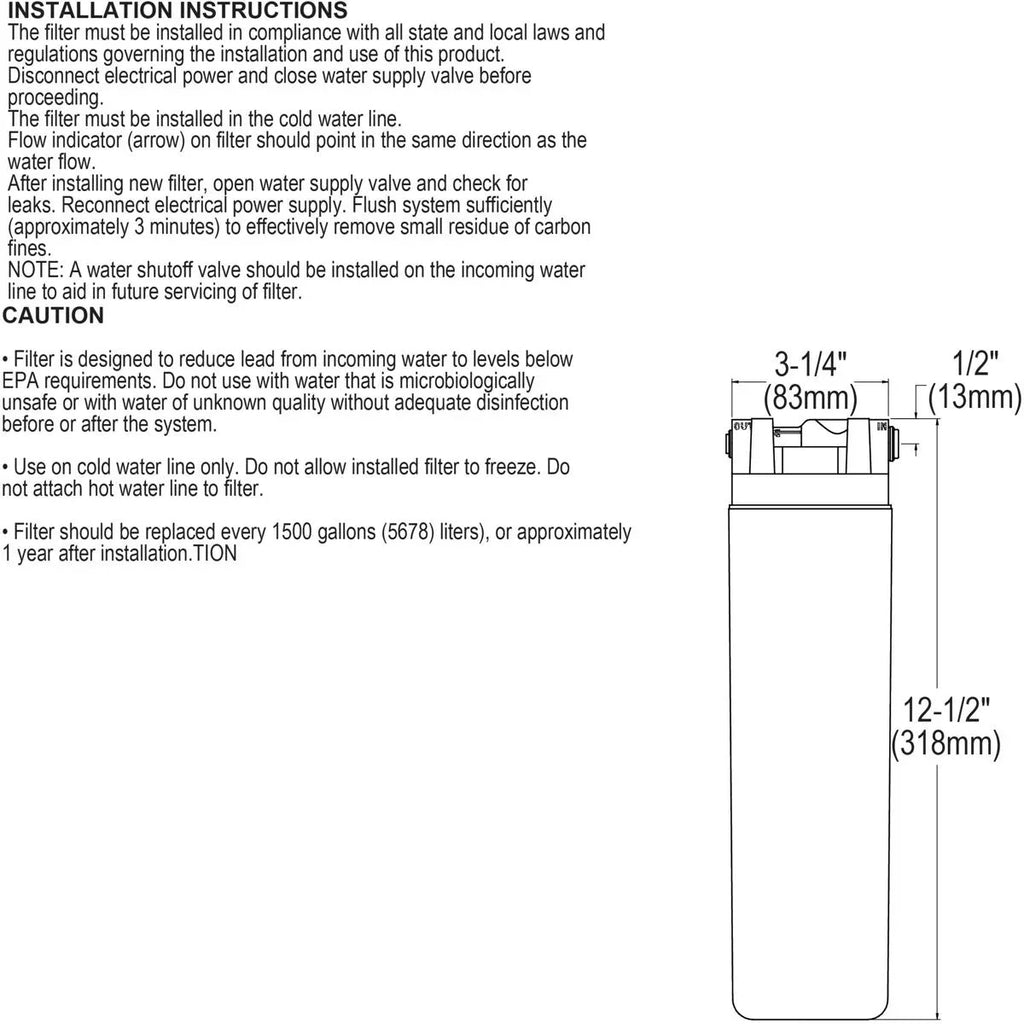 Halsey Replacement Cartridge,For 55897C Filter HT Taylor