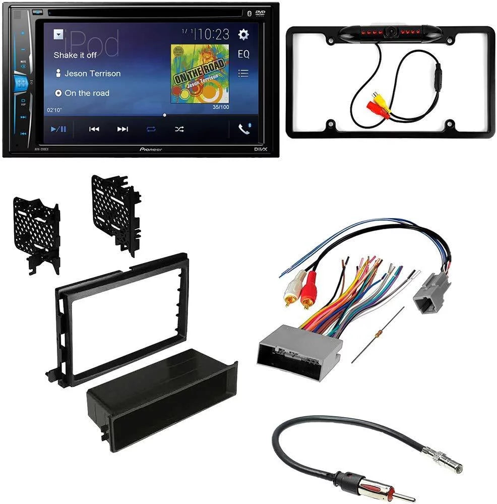 DVD Kit Camera, Installation - / Bluetooth Explorer Kit KIT2537 Bundle Multimedia Pioneer Touchscreen, Dash Din and Backup Double 2006-2010 Stereo Car for Ford with