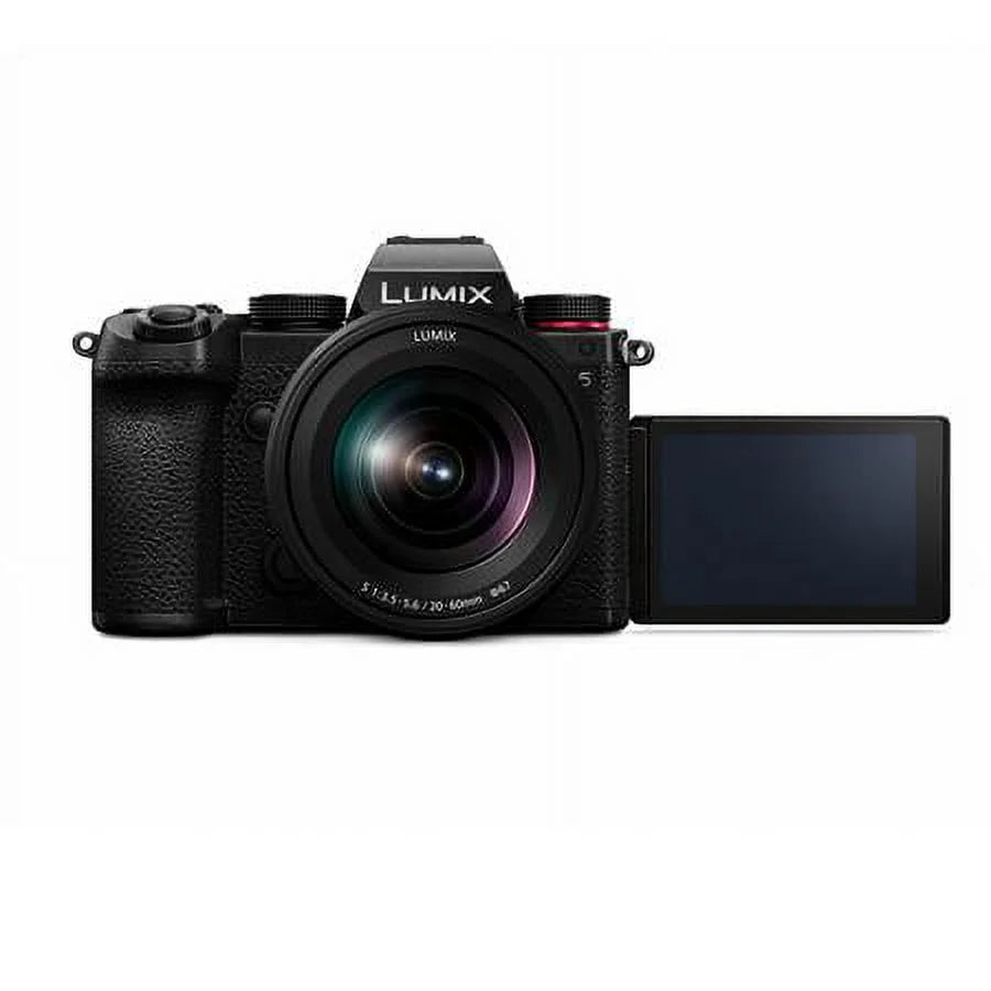 LUMIX 20-60mm Lumix Camera Lens S S and 85mm f/ Lumix with 1.8 L-Mount DC-S5 f/3.5-5.6 Mirrorless